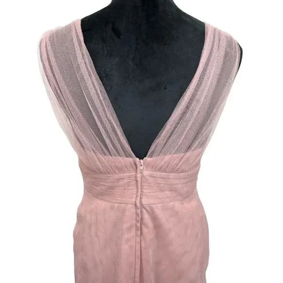 NWT Jenny Yoo Adelle Tulle Formal Dress in Whipped Apricot Size 6 - Picture 6 of 11